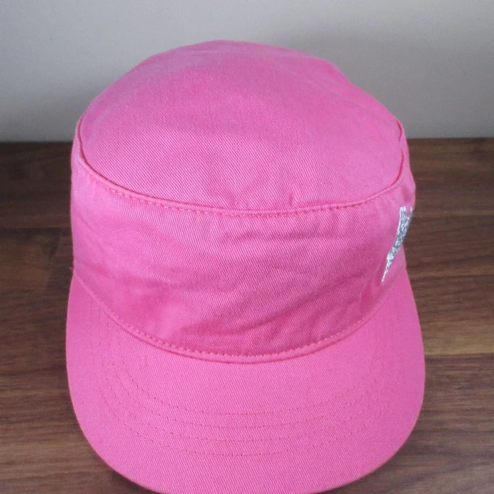University Of Nebraska Hat Womens Cadet Cap Military Strap Back Cornhuskers NCAA